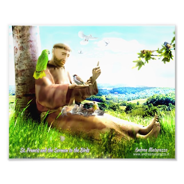 Foto San Francisco y los sermonederos de los pájaros (Frente)