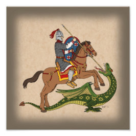 Foto San Jorge romano y el dragón