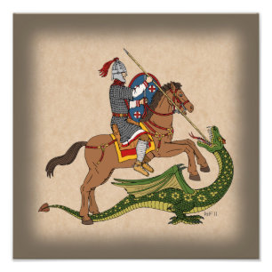 Foto San Jorge romano y el dragón
