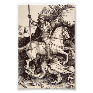 Foto San Jorge y el Dragón por Durer