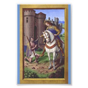 Foto San Martín de Tours cortando su capa en dos