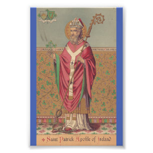 Foto San Patricio de Irlanda Arte Céltico Sagrado