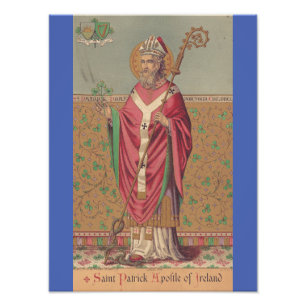 Foto San Patricio de Irlanda Arte Céltico Sagrado