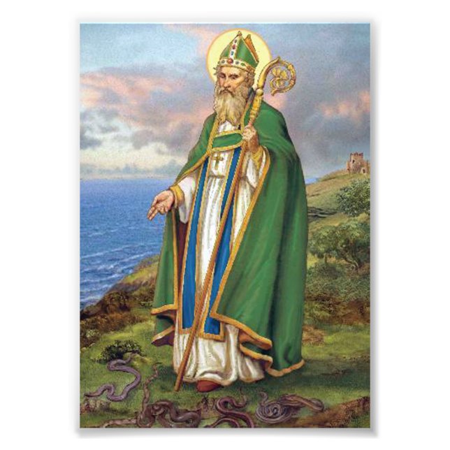 FOTO SAN PATRICK, PATRON SAINT DE IRLANDA. (Frente)