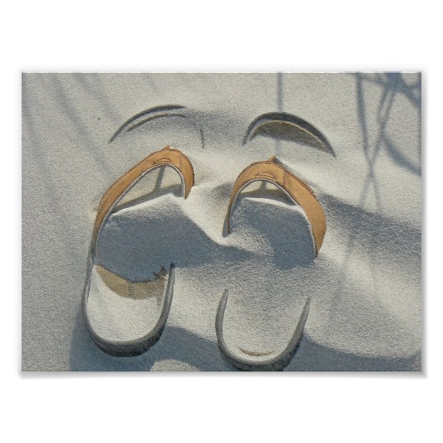 Foto Sandals in the Sand Print (Frente)