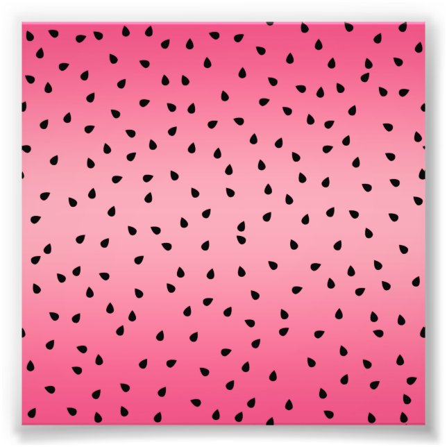 Foto sandía Semillas negras Vibes de verano rosado jugo (Frente)