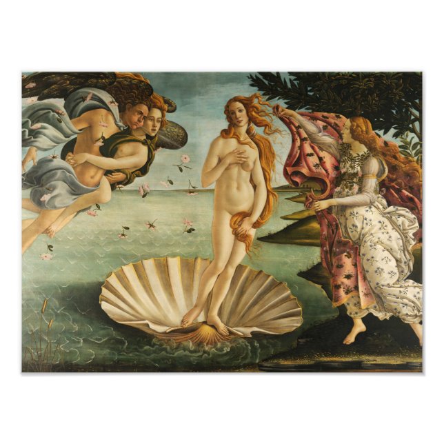 Foto Sandro Botticelli - El nacimiento de Venus (Frente)