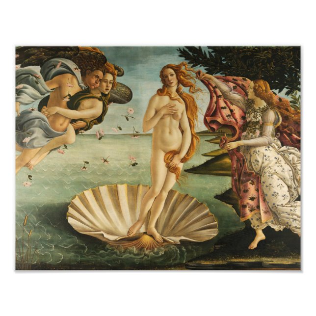 Foto Sandro Botticelli - El nacimiento de Venus (Frente)