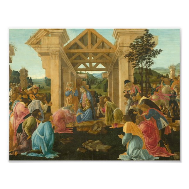 Foto Sandro Botticelli - La Adoración del Magi (Frente)