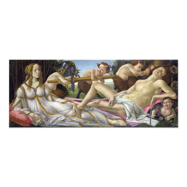 Foto Sandro Botticelli - Venus y Mars (Frente)