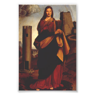 Foto Santa Bárbara por Giovanni Antonio Boltraffio