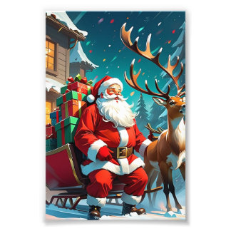 Foto “Santa Claus con Reno ChristPhoto