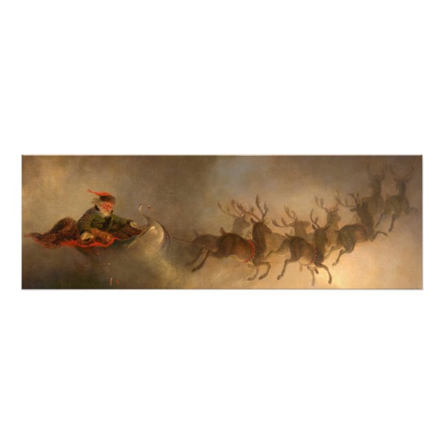 Foto Santa Claus, Navidades, noche de William H. Beard (Frente)