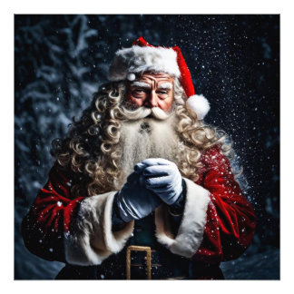 Foto Santa claus Poster Wall Art