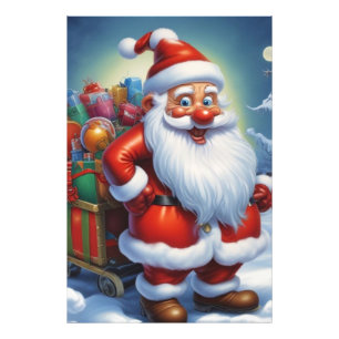 Foto Santa Cláusula Feliz Navidad Feliz Año Nuevo
