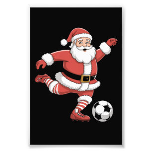 Foto Santa Juega Fútbol Navidad Deportes