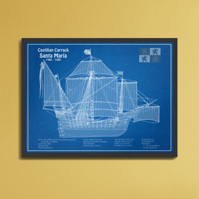 Foto Santa María - Planes de Blueprint de barco ABD (Subido por el creador)