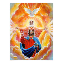 Foto Santísima Trinidad en la impresión de gloria - Art