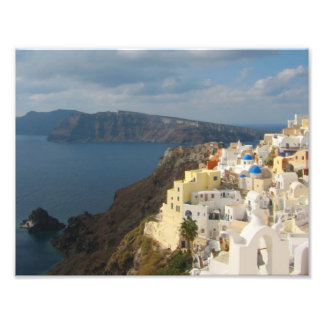 Foto Santorini al atardecer