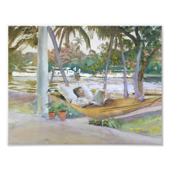 Foto Sargento John Singer - Figura en Hammock, Florida (Frente)