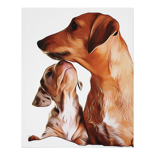 Foto Sausage Dog Puppies 7 Weeks Dachshund Birthday Pos (Frente)