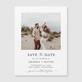 Foto Save the Date, Boho Minimalista Save the Date