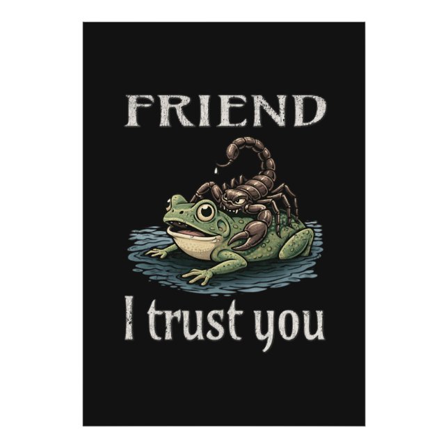 Foto Scorpion and Frog - Friend, I Trust You (Frente)