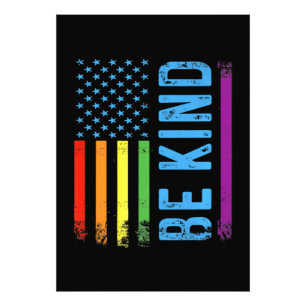 Foto Sé Amable Lgbt Lgbtq Orgullo Gay Arcoíris