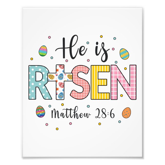 Foto Se eleva Jesús Cristiano Feliz Pascua (Frente)