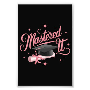 Foto Se graduó con Maestría Graduado MBA Graduación