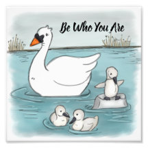 Sé Quien Eres Cisnes Hermosos Juguetones
