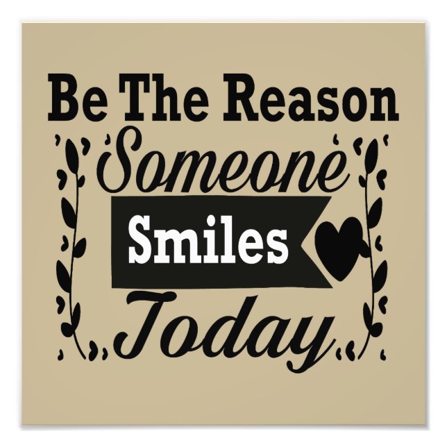 Foto Sea La Razón Por La Que Alguien Sonríe Hoy (Frente)