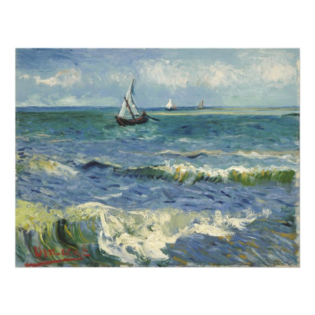 Foto Seascape Les Saintes-Maries-de-la-Mer de Van Gogh (Frente)