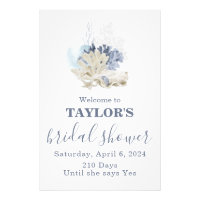 Seashell Beach Blue Bridal Ducha Bienvenida