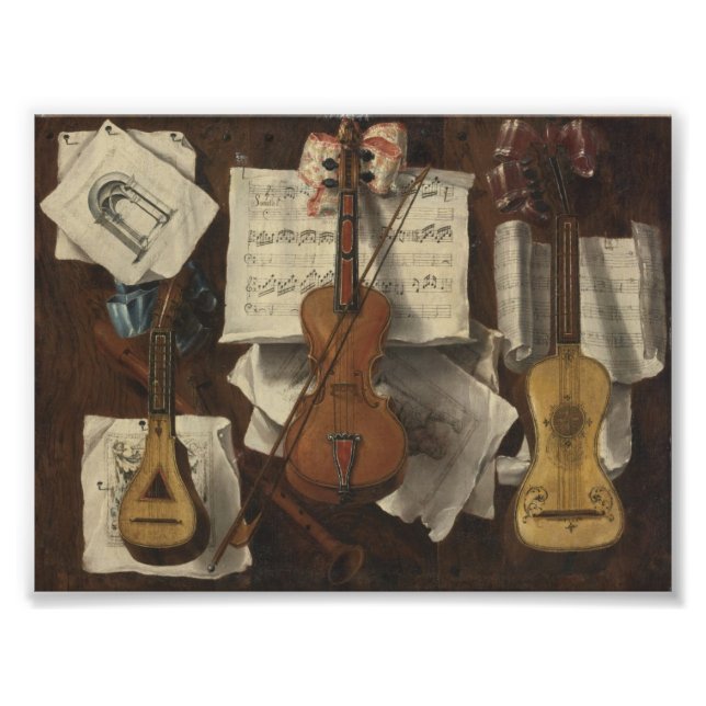 Foto Sebastiano Lazzari Trompe - Violin and Music Notes (Frente)