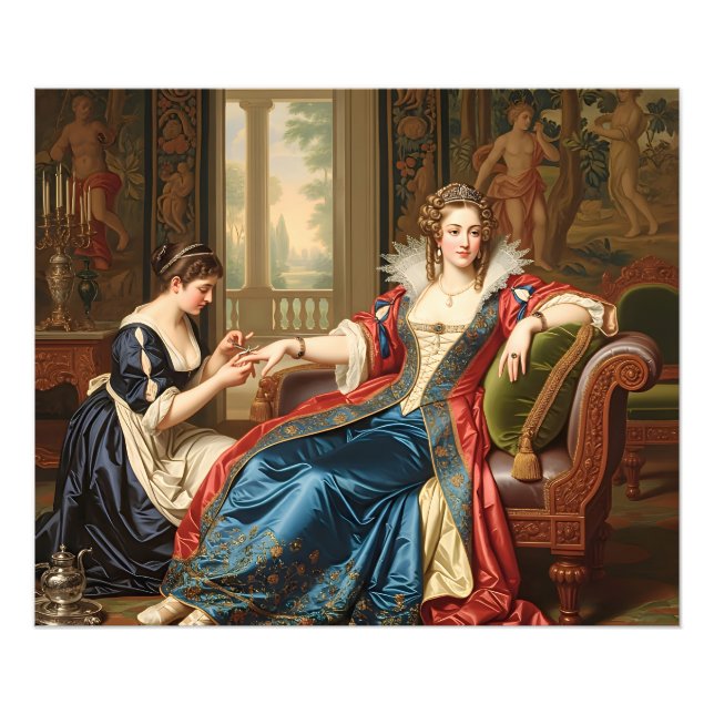 Foto Secretos rococó: Belleza real en un ambiente de pa (Frente)