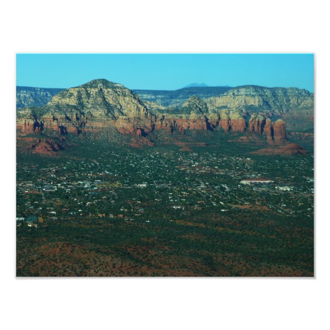 Foto Sedona y Coffee Pot Rock desde arriba (Frente)