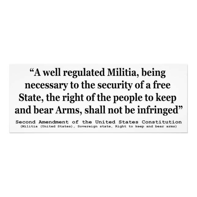 Foto Segunda enmienda a la Constitución de los Estados  (Frente)