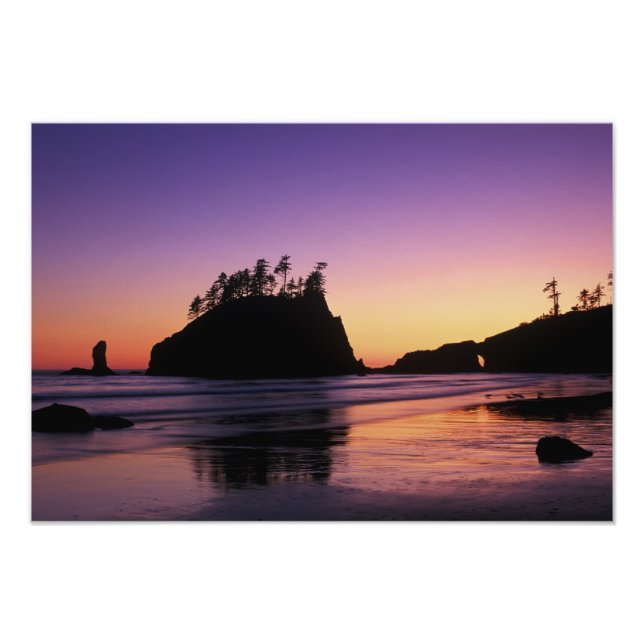 Foto Segunda playa en Twilight, Olympic NP, WA, USA (Frente)