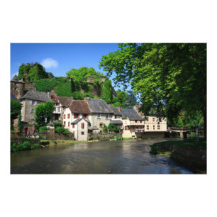 Foto Segur-le-Castillo francés en la impresión de la