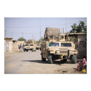 Foto Seguridad de la conducta de Humvee durante una