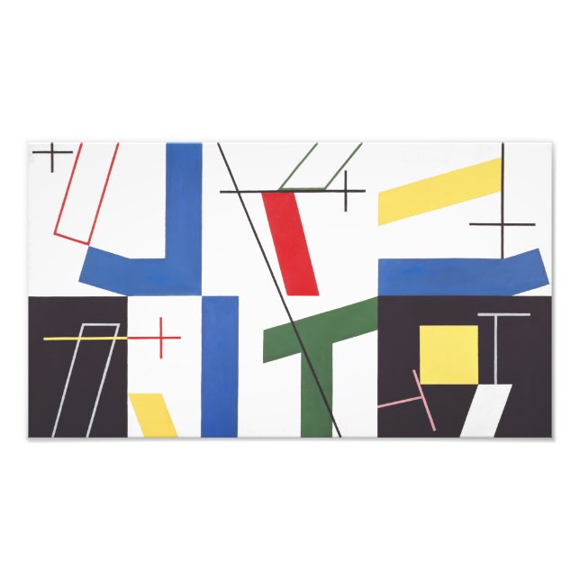 Foto Seis espacios con cruces | Sophie Taeuber-Arp | (Frente)