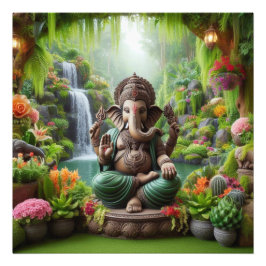 Foto Selva Ganesha Serene Cascada Divescencia arte