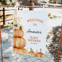 Señal de bienvenida de Baby Shower apilada para ca
