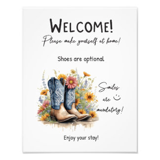 Foto Señal de bienvenida Invitados a Airbnb