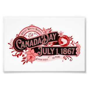 Foto Señalización de vintage del Día de Canadá