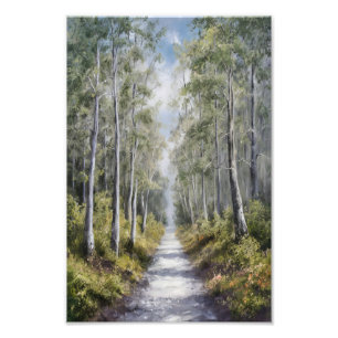 Foto Sendero Sereno del Bosque – Arte de Paisaje Tranqu
