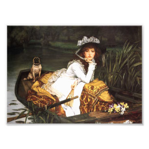 Foto Señora joven de James Tissot en una impresión de