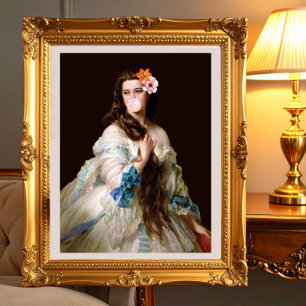 Foto Señora Rimsky con dos flores
