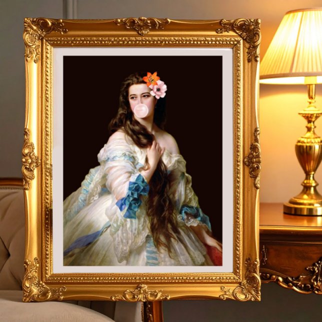 Foto Señora Rimsky con dos flores (Subido por el creador)